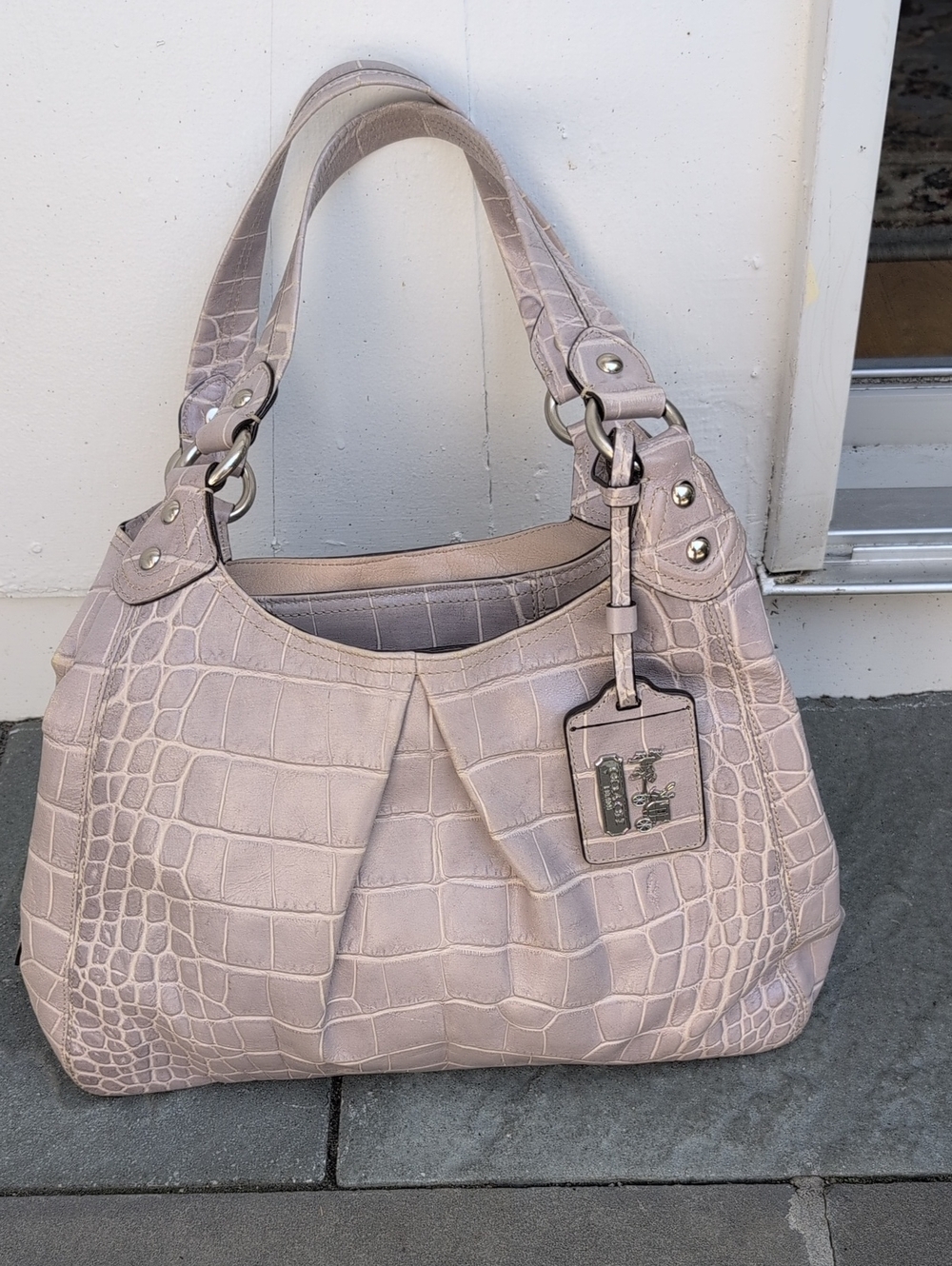 Classic Coach Croc-Embossed Shoulder Bag - limited edition! - Picture 12 of 12